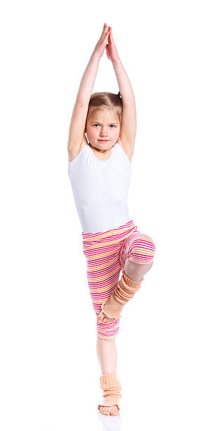 istock Girl practice yoga 477579170
