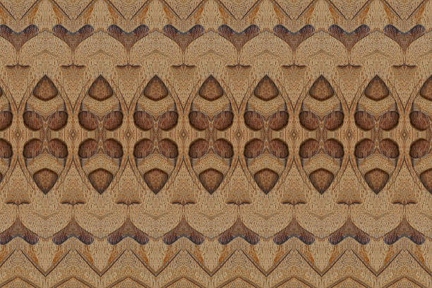 istock Carved wood wall close 477580420