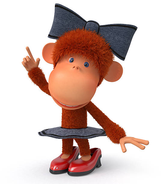 istock the little monkey the ballerina dances 477581204