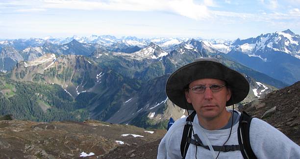 istock Satisfied Hiker Standing on the Ridgeline at Pasaytan Wilderness 477583614