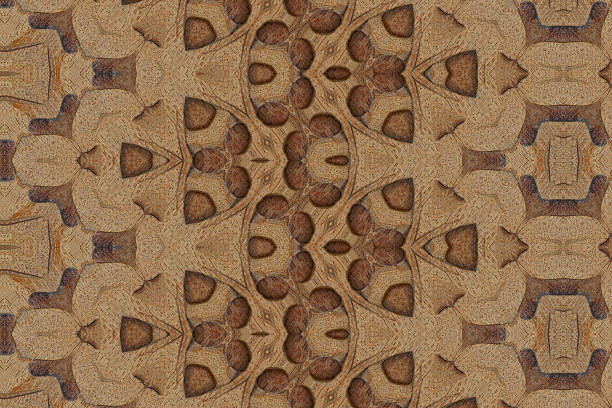 istock Carved wood wall close 477583738