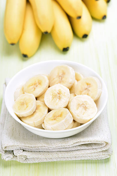 istock Banana slices in bowl 477584158