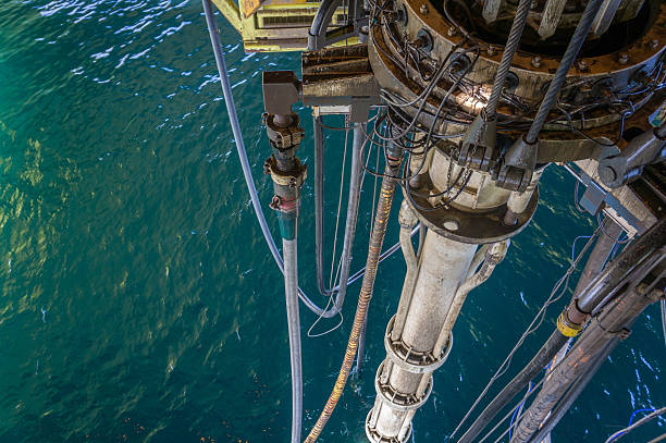 istock oil rig platform riser pipe view to sea 477585615