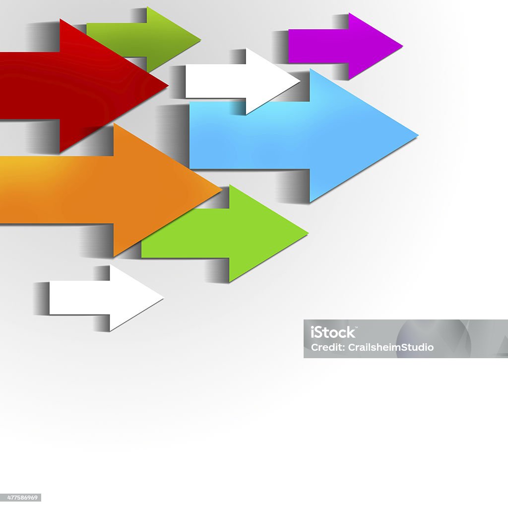 Flèches - Illustration de Affaires libre de droits