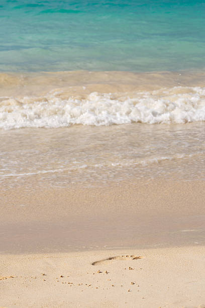 istock Footprint in the sand 477590960
