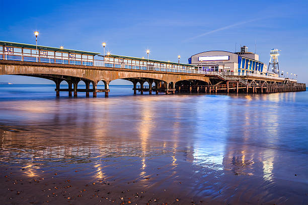 istock Bournemouth Pier at night Dorset 477591020