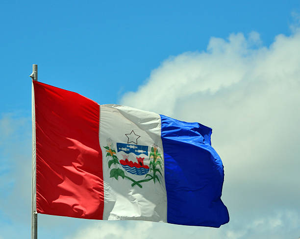 istock State flag of Alagoas - Brazil 477596649