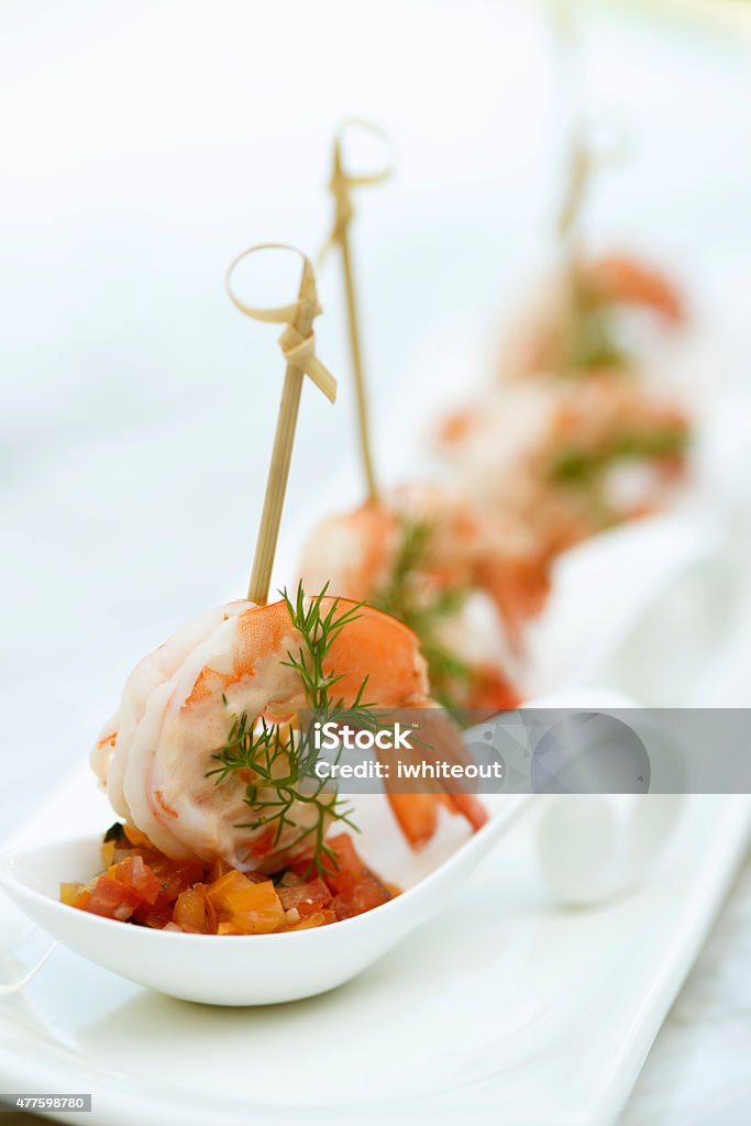 Shrimp Appertizer Shrimp Appertizer Cocktail Food Appetizer Stock Photo