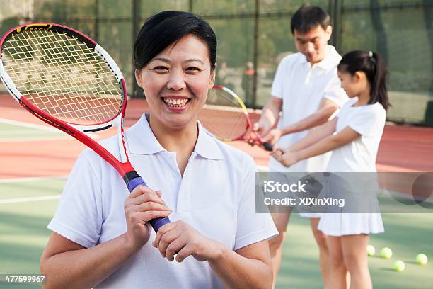 Tennis Coach Portrait Stock Photo - Download Image Now - 10-11 Years, 35-39 Years, 40-44 Years