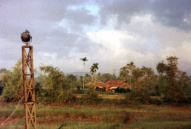 Vietnam countryside stock photo