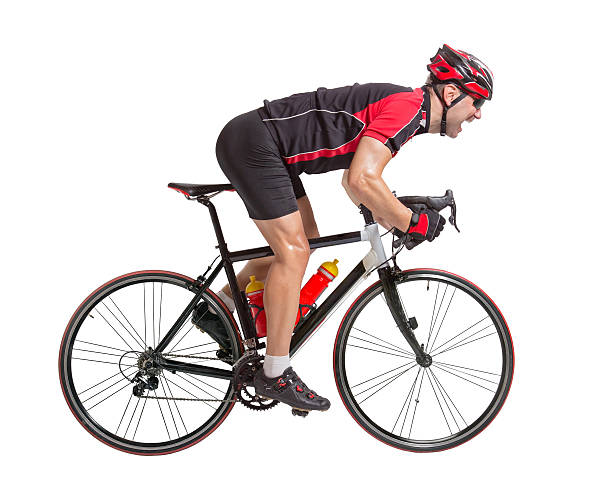 istock cyclist sprints on a bike 477601908