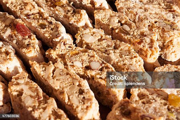 Baked Goods In The Bakery Window Stock Photo - Download Image Now - 2015, Almond, Arrangement