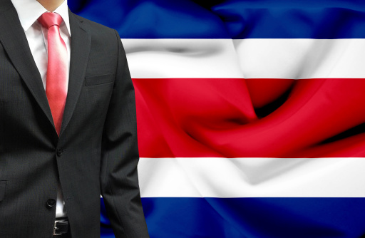 Businessman from Costa Rica conceptual image
