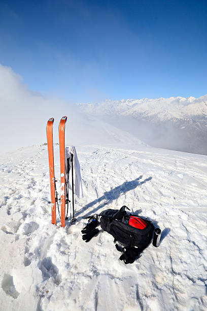 istock Ski touring equipment 477605755