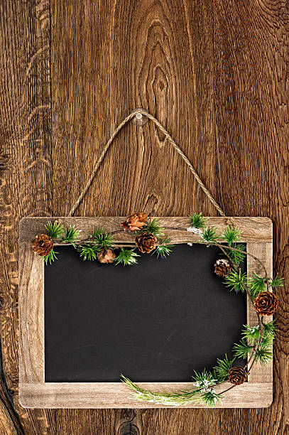 istock chalkboard on wooden wall with christmas tree bruch 477605875