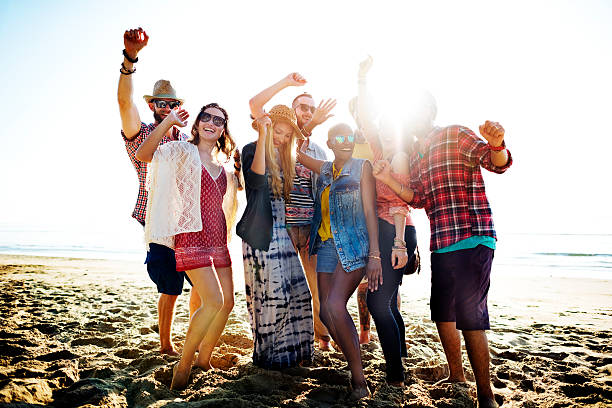 istock Diverse Beach Summer Friends Fun Bonding Concept 477607032