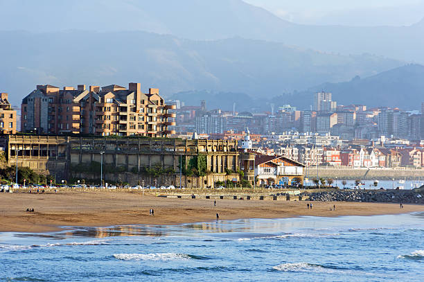 Getxo beach in Basque Country, Spain