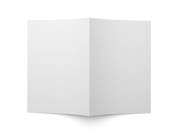 istock Blank folded flyer, booklet, business card or brochure 477608214
