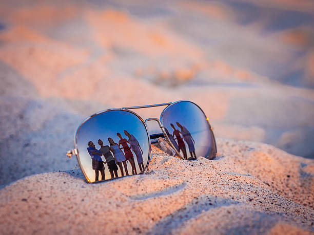 istock Friends Reflections On The Sunglasses 477612538