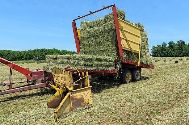 istock Farm Machinery in Hay Field 477615051