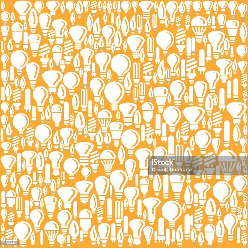 Light Bulbs On Vector Lightbulb Pattern Background Stock Illustration ...