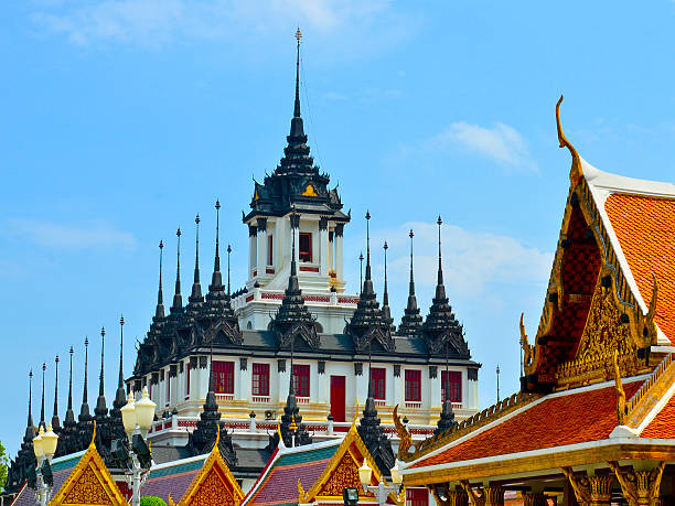 istock Iron temple Loha Prasat in Wat Ratchanatdaram Bangkok Thailand 477619798