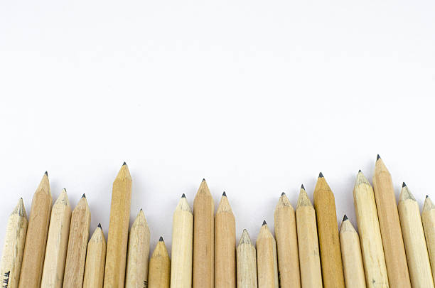 istock Wooden pencil isolated on white background 477624660