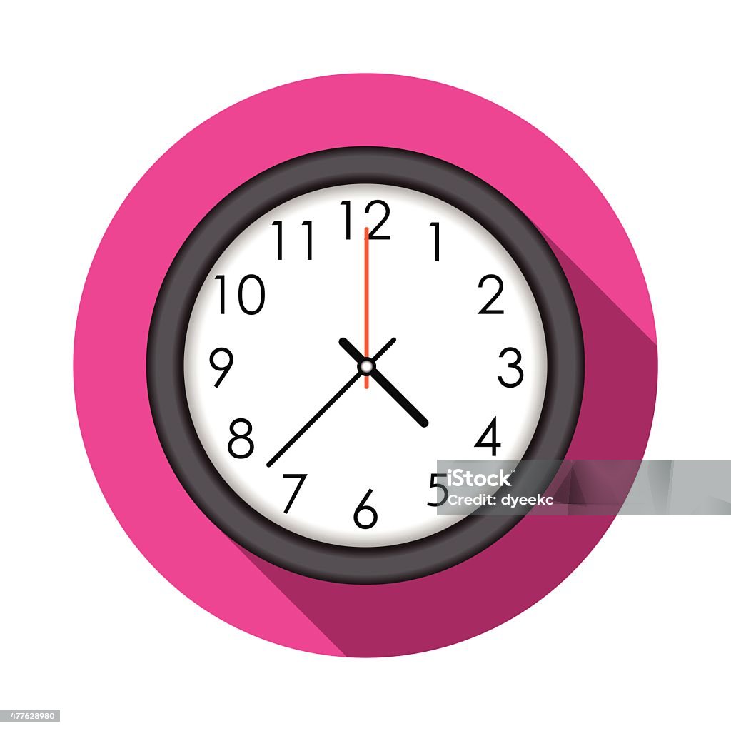 Clock N Vector Clock Vector Stock Illustration - Download Image Now - 2015, Business ...