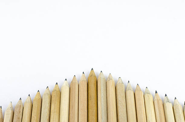 istock Wooden pencil isolated on white background 477631320
