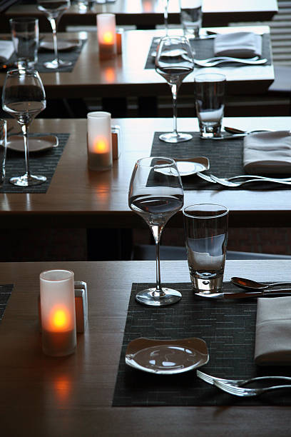 restaurant dinner tables