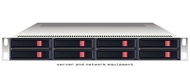 ilustraciones, imágenes clip art, dibujos animados e iconos de stock de servidor chasis de montaje en bastidor - rackmount