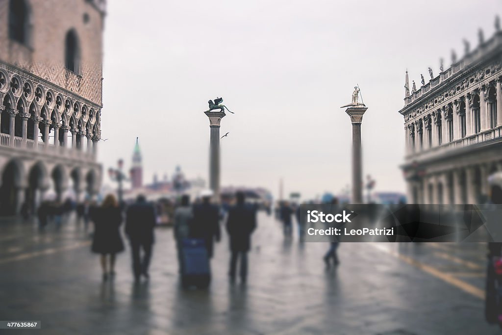 Praça de São Marco em Veneza - Foto de stock de Antigo royalty-free