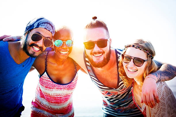 istock Friendship Bonding Relaxation Summer Beach Happiness Concept 477636940