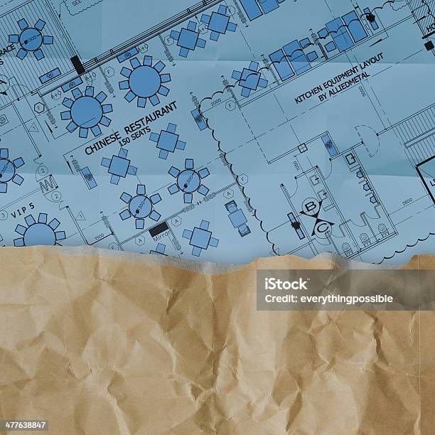 Trabalho De Grande Palavra Com Nota Autocolante - Fotografias de stock e mais imagens de Amarrotado - Amarrotado, Arquiteto, Arquitetura