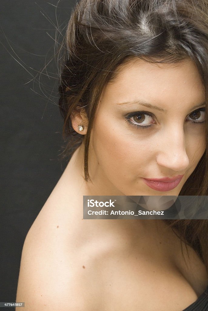 Bellissima Brunette ragazze - Foto stock royalty-free di Adulto