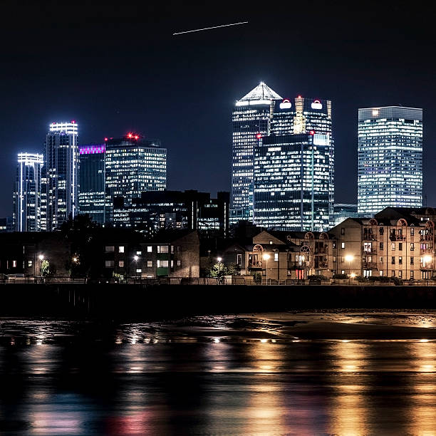 istock Canary Wharf at twilight 477641889