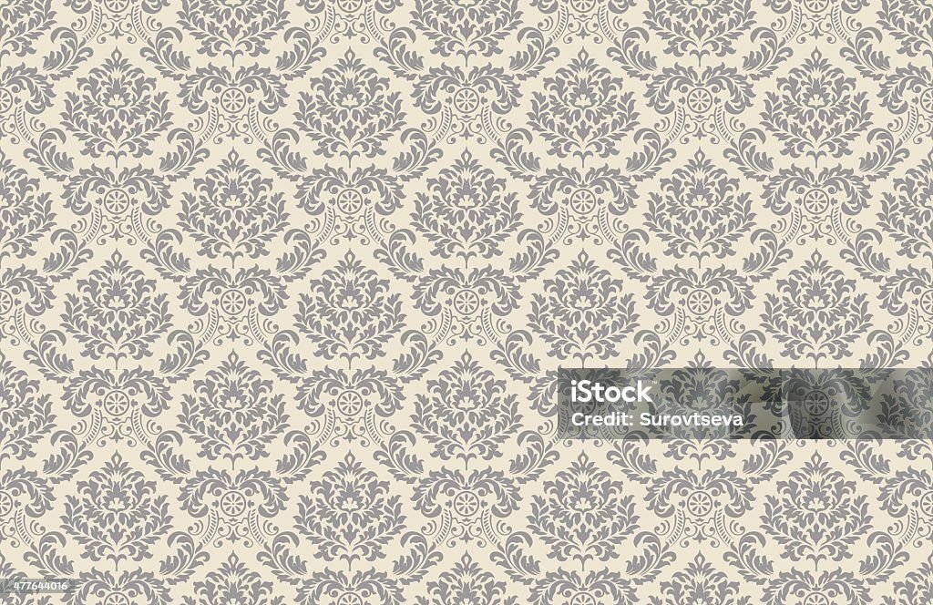 Vintage Wallpaper Pattern Stock Illustration - Download Image Now -  Backgrounds, Venice - Italy, Baroque Style - iStock