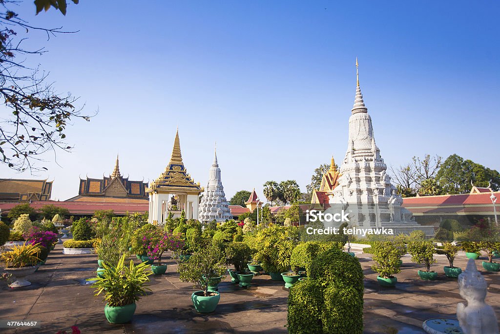Королевский дворец в Пномпене - Стоковые фото Азия роялти-фри