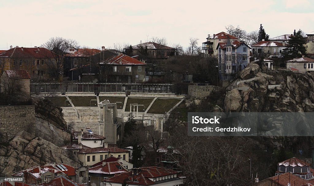 Plovdiv Город - Стоковые фото Амфитеатр роялти-фри