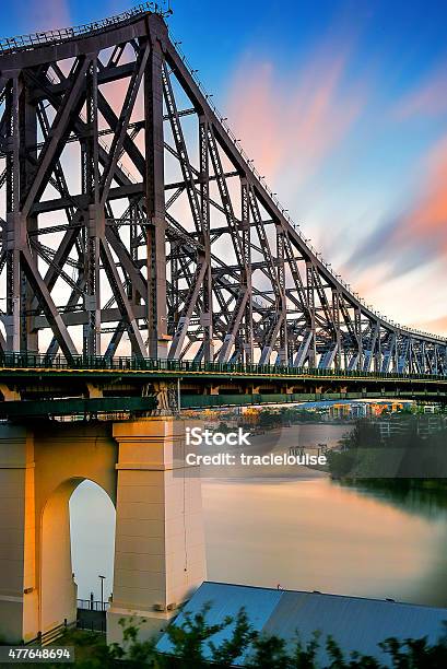 Story Bridge In Brisbane Stock Photo - Download Image Now - Story Bridge, Brisbane, Downtown District
