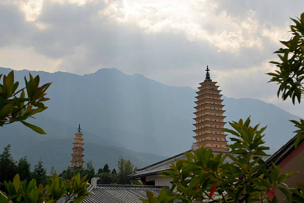 istock Three Buddhist Pagodas in Dali. Yunnan, China. 477649731