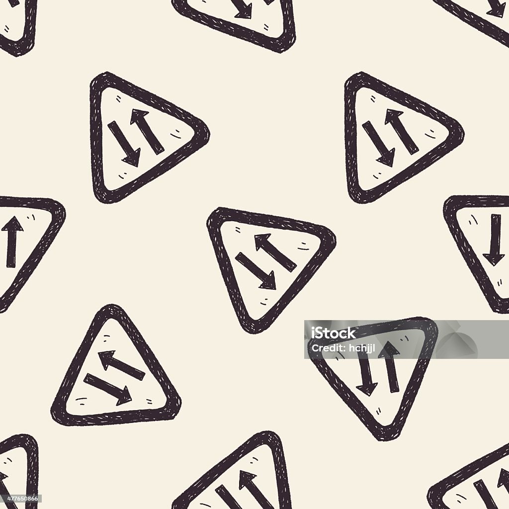 Two Way Doodle Seamless Pattern Background Stock Illustration ...