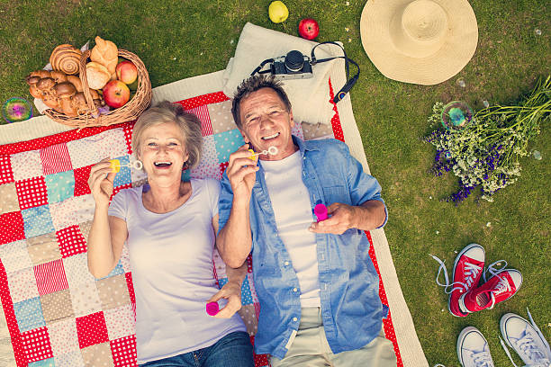 istock Beautiful seniors in nature 477651604