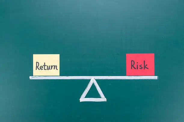 Photo of Return and risk balance concept