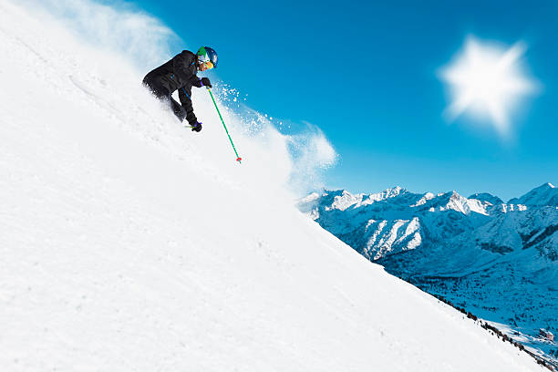 istock Back Country Skiing - Powder Snow 477653393