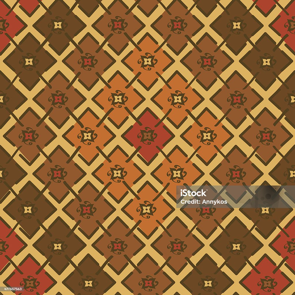 Etnico tribale seamless pattern geometrici - arte vettoriale royalty-free di Arabesco - Stili