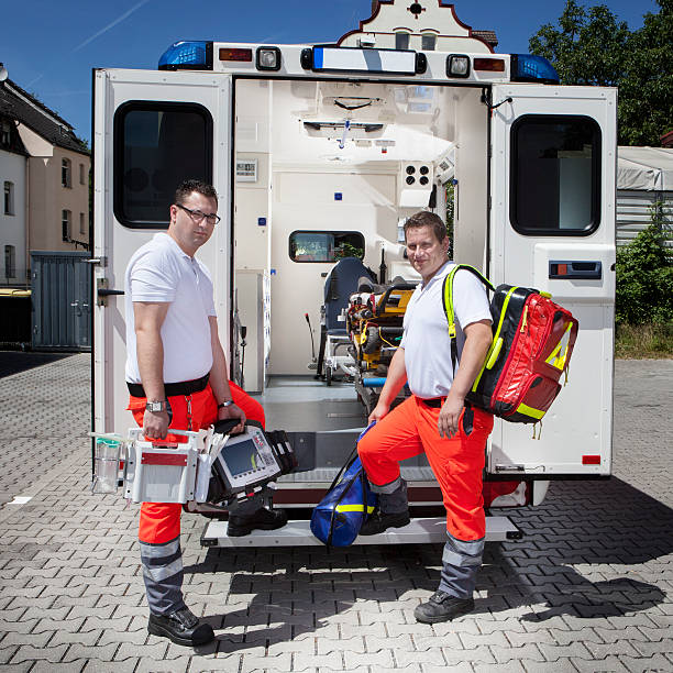 istock Paramedics ambulance medical equipment emergency 477659370