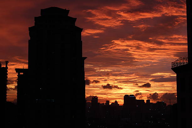 istock Kuala Lumpur Silhouetted by a Fiery Sunset Jan 2015 477663682