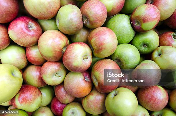 Яблоки В Harvest — стоковые фотографии и другие картинки Время года - Время года, Горизонтальный, Деликатес