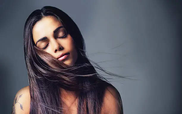 Shot of a beautiful young woman in the studio